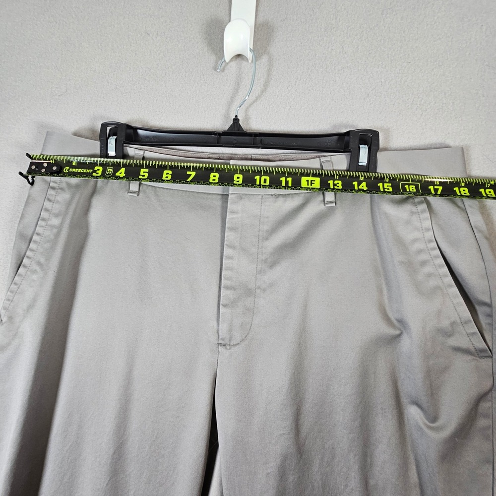 Bonobos Chino Pants Mens 36x34 Grey Straight Leg 100% Cotton‎ Flat Front - Picture 2 of 12